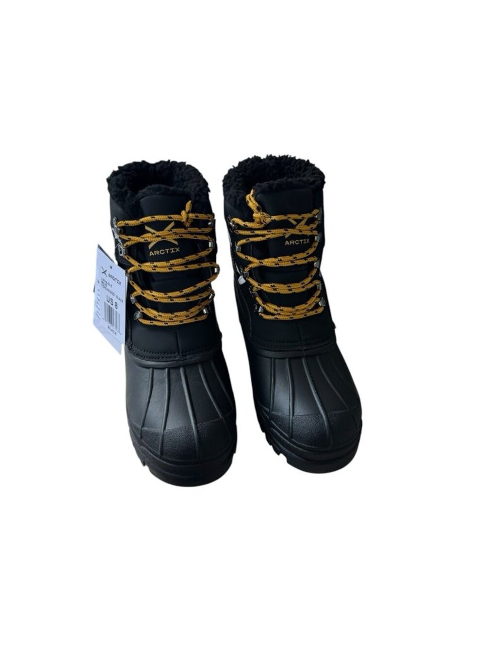 Arctix Terrain Men's Snow Boots Size 8 Black Winter Waterproof Insulate